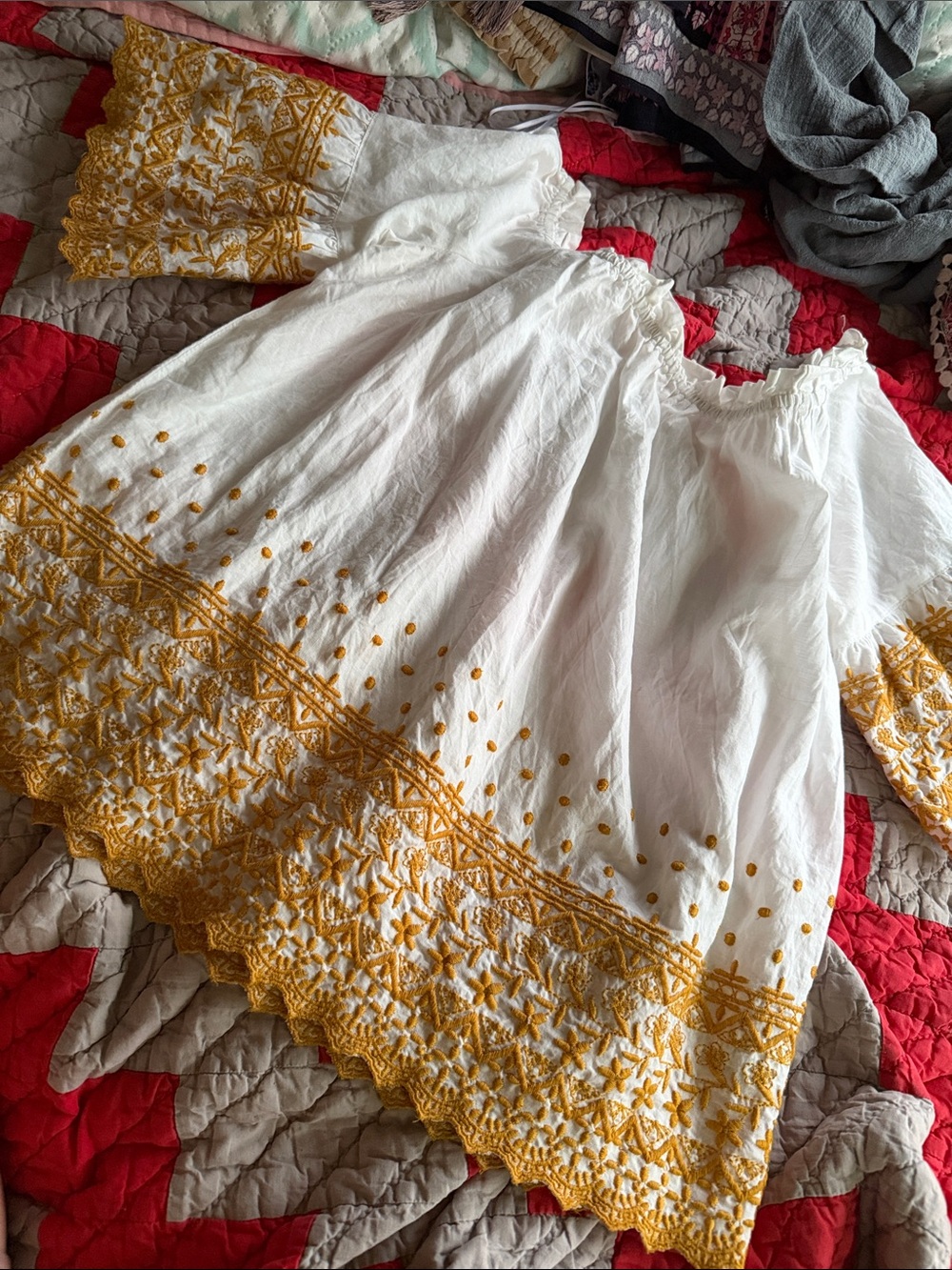 Maurices Off the Shoulder Embroidered Top  - size Large